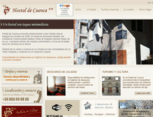 Tablet Screenshot of hostaldecuenca.com
